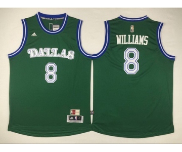 Men's Dallas Mavericks #8 Deron Williams Revolution 30 Swingman 2015-16 Green Jersey