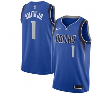 Nike Dallas Mavericks #1 Dennis Smith Jr. Royal NBA Swingman Icon Edition Jersey