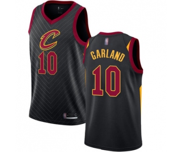 Cavaliers #10 Darius Garland Black Basketball Swingman Statement Edition Jersey