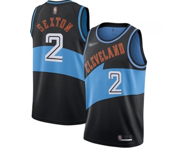 Cavaliers #2 Collin Sexton Black Basketball Swingman Hardwood Classics Jersey