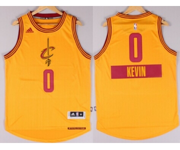 Cleveland Cavaliers #0 Kevin Love Revolution 30 Swingman 2014 Christmas Day Yellow Jersey