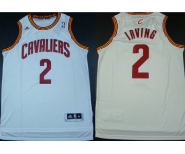 Cleveland Cavaliers #2 Kyrie Irving Revolution 30 Swingman White Jersey