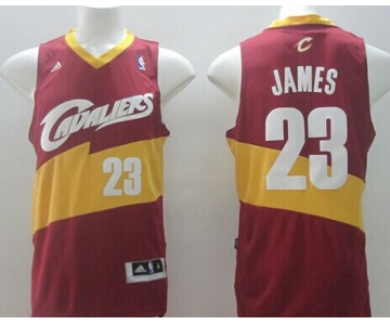 Cleveland Cavaliers #23 LeBron James Revolution 30 Swingman 2014 Red Jersey