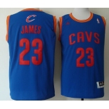 Cleveland Cavaliers #23 LeBron James Revolution 30 Swingman Light Blue Jersey
