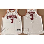 Cleveland Cavaliers #3 Thomas White Stitched NBA Jersey