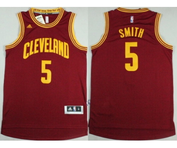 Cleveland Cavaliers #5 J.R. Smith Revolution 30 Swingman 2014 New Red Jersey