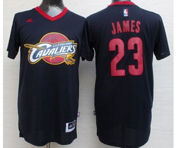 Men's Cleveland Cavaliers #2 Kyrie Irving Revolution 30 Swingman 2014 New Navy Blue Fashion Short-Sleeved Jersey