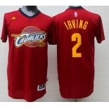 Men's Cleveland Cavaliers #2 Kyrie Irving Revolution 30 Swingman 2014 New Red Fashion Short-Sleeved Jersey