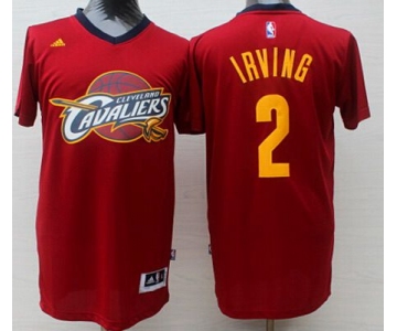Men's Cleveland Cavaliers #2 Kyrie Irving Revolution 30 Swingman 2014 New Red Fashion Short-Sleeved Jersey