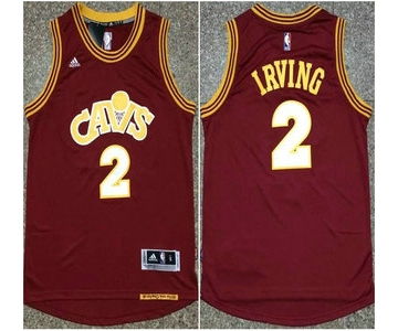 Men's Cleveland Cavaliers #2 Kyrie Irving Revolution 30 Swingman 2015-16 Red Jersey