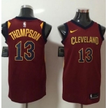 Nike Cleveland Cavaliers #13 Tristan Thompson Red NBA Swingman Icon Edition Jersey