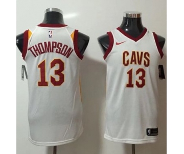Nike Cleveland Cavaliers #13 Tristan Thompson White NBA Swingman Association Edition Jersey