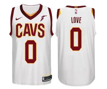 Nike NBA Cleveland Cavaliers #0 Kevin Love Jersey 2017-18 New Season White Jersey