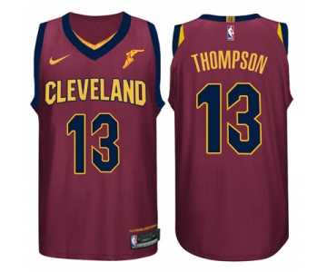 Nike NBA Cleveland Cavaliers #13 Tristan Thompson Jersey 2017-18 New Season Wine Red Jersey