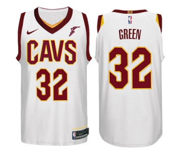 Nike NBA Cleveland Cavaliers #32 Jeff Green Jersey 2017-18 New Season White Jersey