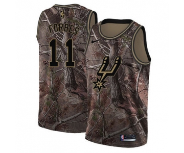 Men's Nike San Antonio Spurs #11 Bryn Forbes Camo Basketball Swingman Realtree Collection Jersey