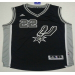 Men's San Antonio Spurs #22 Tiago Splitter Revolution 30 Swingman 2015-16 New Black Jersey