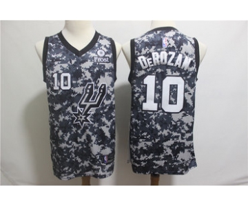 Nike Spurs #10 DeMar DeRozan Camo NBA Swingman City Edition 2019 Jersey