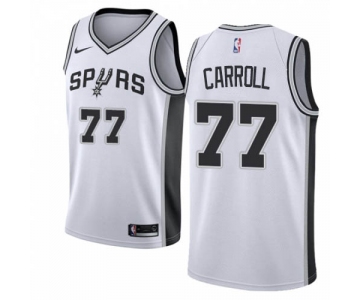 Nike Spurs #77 DeMarre Carroll White NBA Swingman Association Edition Jersey