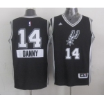 San Antonio Spurs #14 Danny Green Revolution 30 Swingman 2014 Christmas Day Black Jersey
