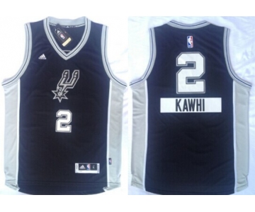 San Antonio Spurs #2 Kawhi Leonard Revolution 30 Swingman 2014 Christmas Day Black Jersey