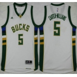 Men's Milwaukee Bucks #5 Michael Carter-Williams Revolution 30 Swingman 2015-16 Green Jersey