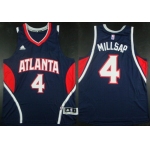 Atlanta Hawks #4 Paul Millsap Revolution 30 Swingman 2014 New Navy Blue Jersey