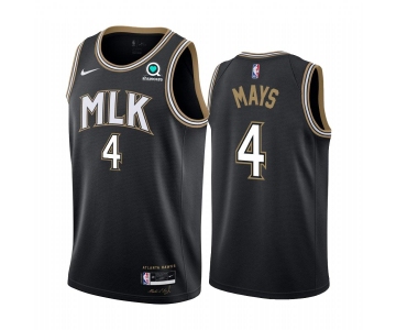 Nike Hawks #4 Skylar Mays Black NBA Swingman 2020-21 City Edition Jersey