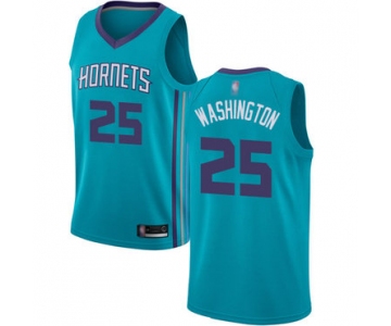 Hornets #25 PJ Washington Teal Basketball Jordan Swingman Icon Edition Jersey