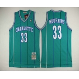 Men's Charlotte Hornets #33 Alonzo Mourning 1992-93 Blue Hardwood Classics Soul Swingman Throwback Jersey