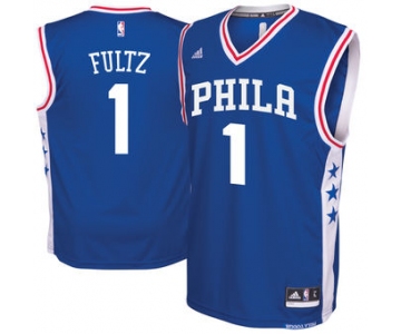 Men's Philadelphia 76ers #1 Markelle Fultz adidas Royal 2017 NBA Draft Pick Replica Jersey