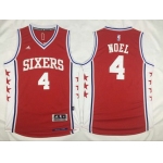 Men's Philadelphia 76ers #4 Nerlens Noel Revolution 30 Swingman 2015-16 Red Jersey