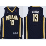 Indiana Pacers #13 Paul George Revolution 30 Swingman Navy Blue Jersey