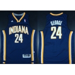 Indiana Pacers #24 Paul George Revolution 30 Swingman Navy Blue Jersey