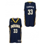 Indiana Pacers #33Myles Turner 2014-15 New Swingman Road Jersey Navy