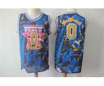 Jordan Why Not 0 Russell Westbrook Blue All Star Basketball Jersey