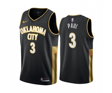 Nike Thunder #3 Chris Paul Black 2019-20 City Edition Swingman NBA Jersey
