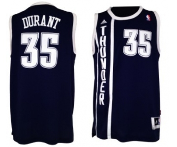 Oklahoma City Thunder #35 Kevin Durant Revolution 30 Swingman 2013 Blue Jersey