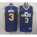 Utah Jazz #3 Trey Burke Revolution 30 Swingman 2014 New Navy Blue Swingman Jersey