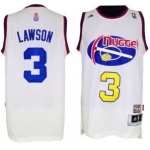 Denver Nuggets #3 Ty Lawson ABA Hardwood Classic Swingman White Jersey