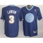 Denver Nuggets #3 Ty Lawson Revolution 30 Swingman 2013 Christmas Day Navy Blue Jersey