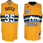 Denver Nuggets #35 Kenneth Faried Revolution 30 Swingman Yellow Jersey