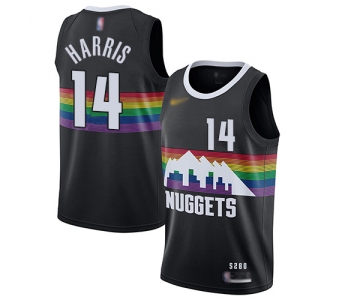 Nuggets #14 Gary Harris Black Basketball Swingman City Edition 2019-20 Jersey
