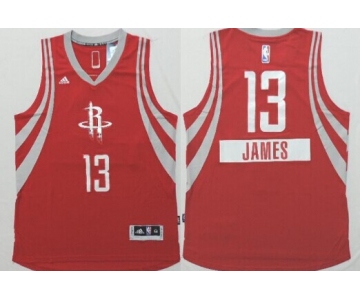 Houston Rockets #13 James Harden Revolution 30 Swingman 2014 Christmas Day Red Jersey
