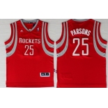 Houston Rockets #25 Chandler Parsons Revolution 30 Swingman Red Jersey