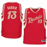 Men's Houston Rockets #13 James Harden Revolution 30 Swingman 2015 Christmas Day Red Jersey