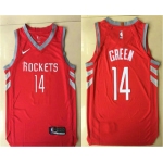 Men's Houston Rockets #14 Gerald Green New Red 2017-2018 Nike Authentic Printed NBA Jersey