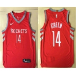 Men's Houston Rockets #14 Gerald Green New Red 2017-2018 Nike Authentic Printed NBA Jersey