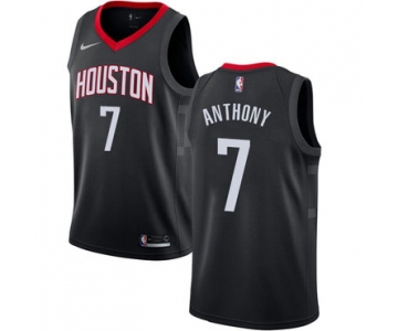 Nike Houston Rockets #7 Carmelo Anthony Black NBA Swingman Statement Edition Jersey