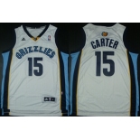 Memphis Grizzlies #15 Vince Carter Revolution 30 Swingman White Jersey
